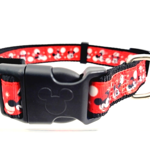 DisneyParks Pets Minnie Mouse Pet Collar sz L New - Picture 4 of 5
